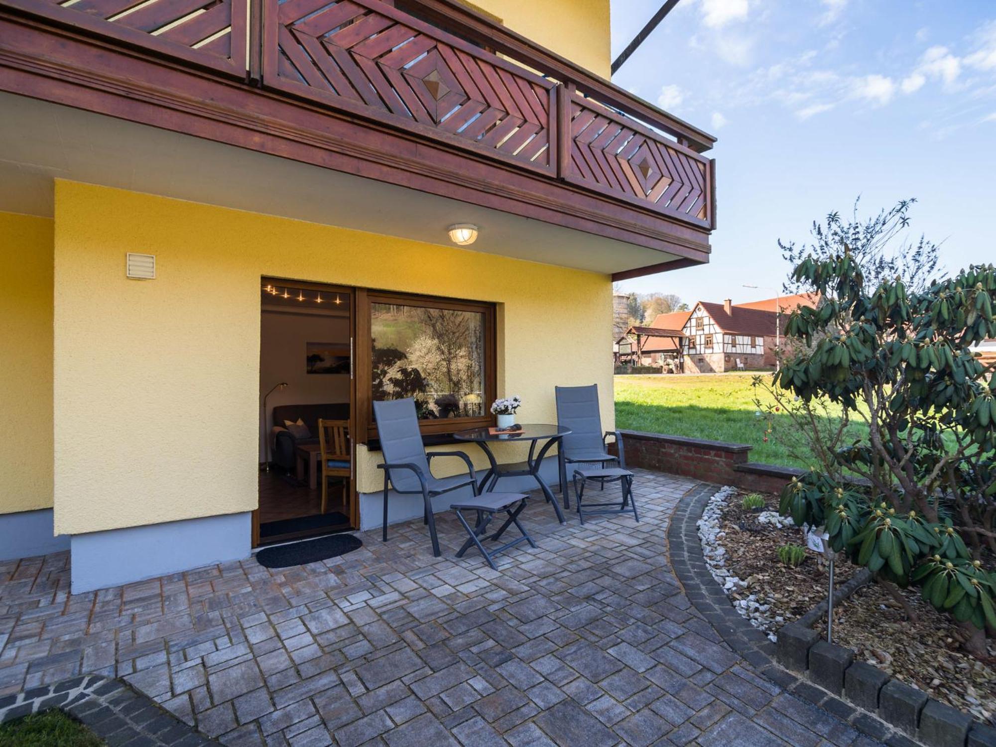 Apartment In The Odenwald With Terrace Mossautal Exterior photo